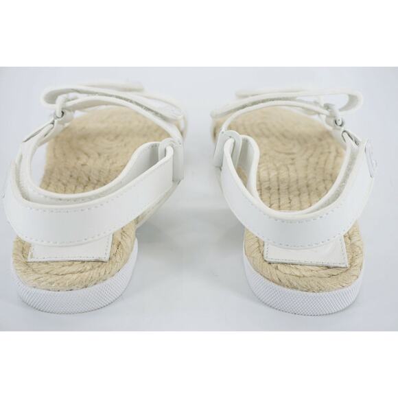Tory Burch Bumper Espadrille Flat Beach Sandals Size 5.5 Hook Loop NIB Rope - Picture 12 of 12